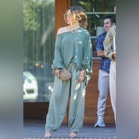 Free People To The Sky Parachute Barrel Balloon JLo Pants | Size Large - Picture 10 of 14